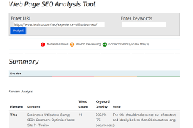 seo analysis tool